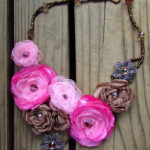 Silk Flower Necklace Tutorials Handmade Necklaces