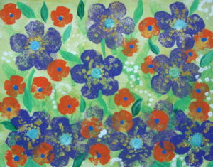 Acrylic Sponge Painting For Kids