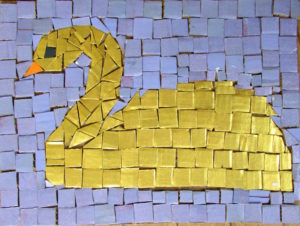 Recycled Mosaic Tiles Art Lesson