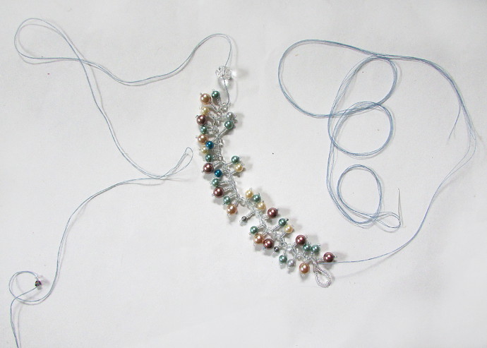 Colorful Pearl Bracelet DIY Tutrial