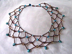 Beaded Lace Necklace Tutorial