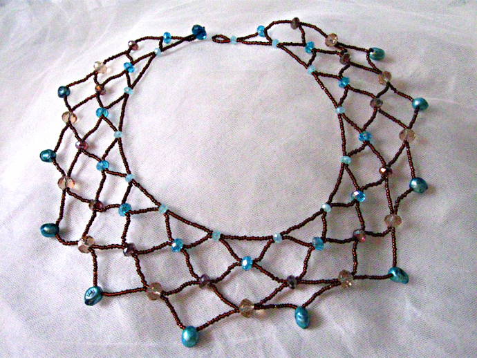 Seed Bead Necklace Pattern Right Angle Weave Tutorials Beading Patterns and  Tutorials Beadweaving Tutorials Alanis Necklace - Etsy