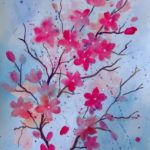 Cherry Blossom Watercolor Painting Art Lessons