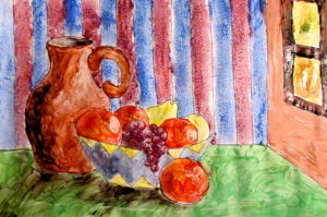 Finger Painting Art Lesson