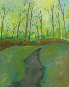 How To Paint A Forest In Acrylic Paint