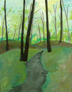 How To Paint A Forest In Acrylic Paint