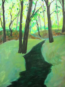 How To Paint A Forest In Acrylic Paint