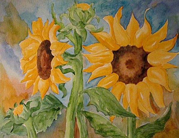 Sunflower Drawing Easy For Kids