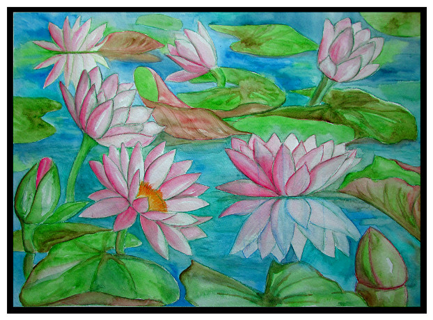 How to Draw a Water Lily - FinalProdigy.com