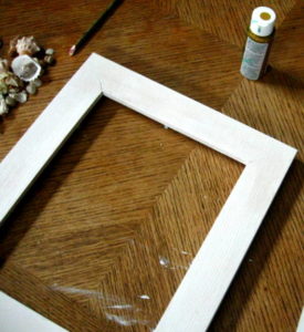 Seashell Picture Frame Tutorial