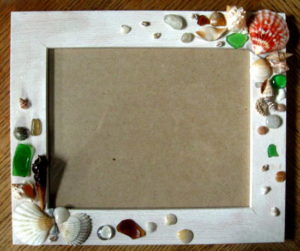 Seashell Picture Frame Tutorial