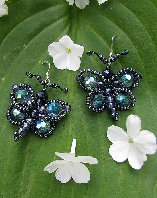 How To Make Beaded Dragonfly Earrings