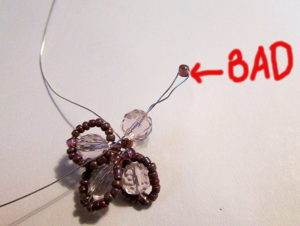 Bead And Wire Cherry Blossom Necklace Instructions