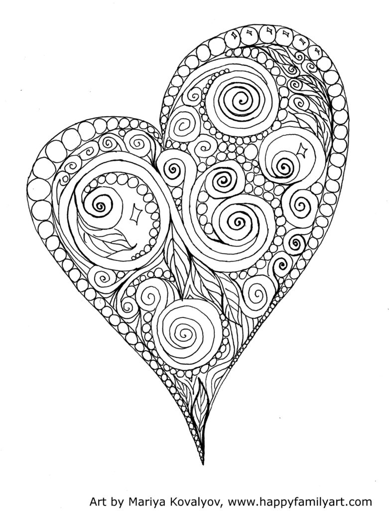 Valentines Day Holiday Coloring Pages