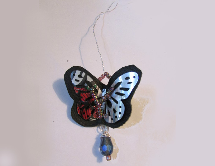 Recycled Aluminum Can Butterfly Jewelry