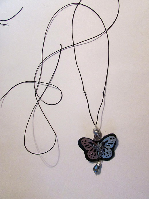 Condo Blues: How to Make a Recycled Aluminum Can Butterfly Necklace