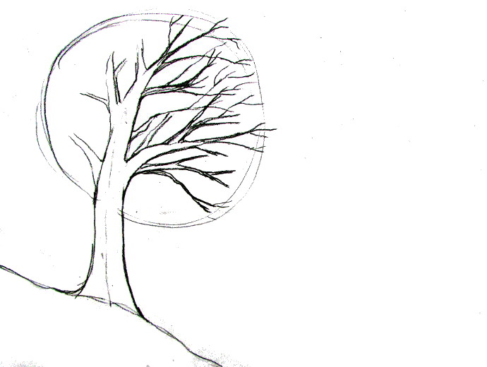 Top 199+ simple tree drawing best