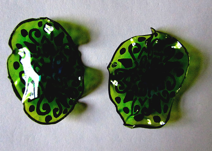 Recycled Plastic Bottle Earrings Instructions