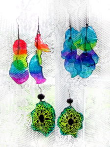 Recycled Plastic Bottle Earrings Instructions