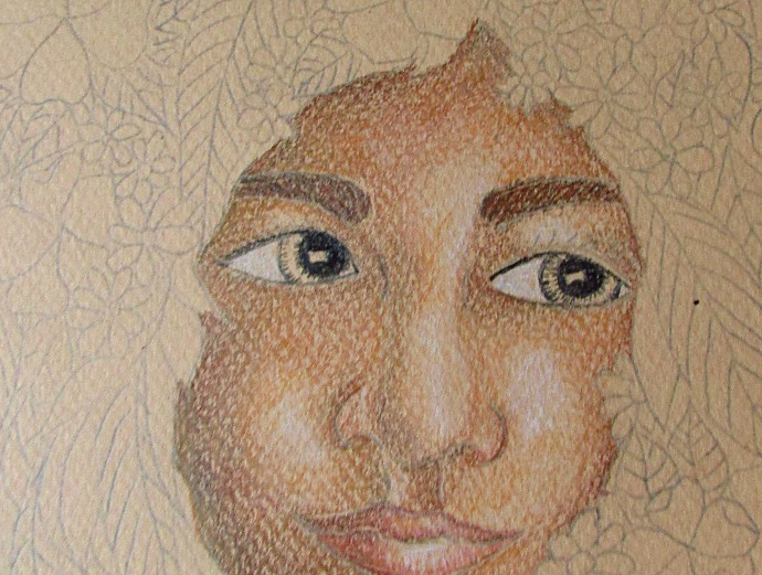 How to draw a face in colored pencil how to color in a face