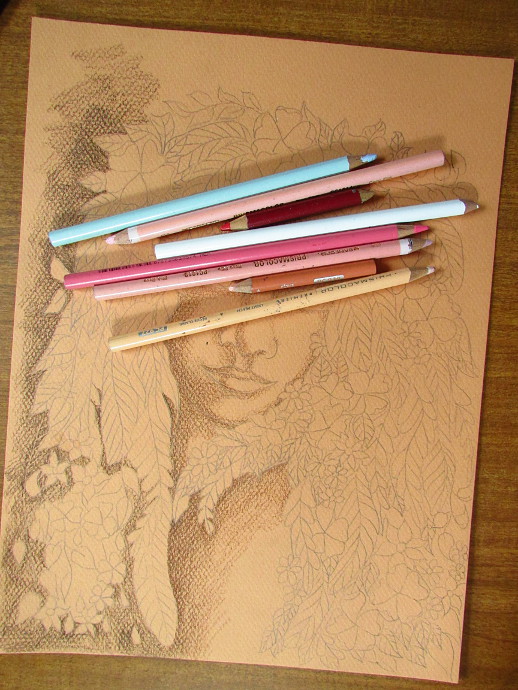 How I use colored pencils for sketching