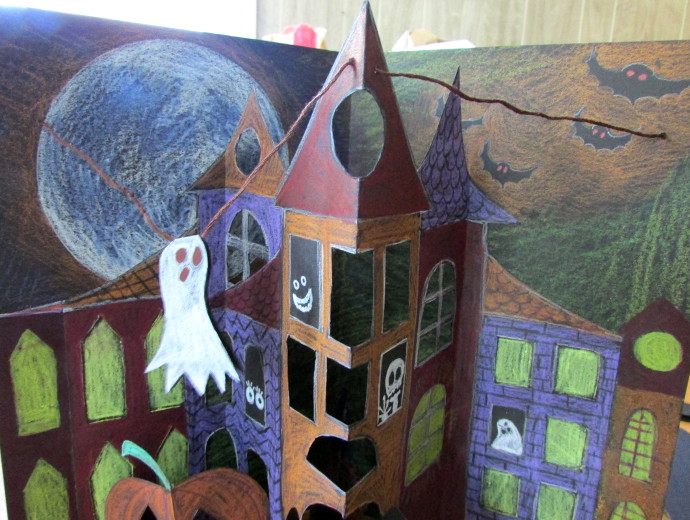 How To Make A Spooky Halloween Pop Up Card