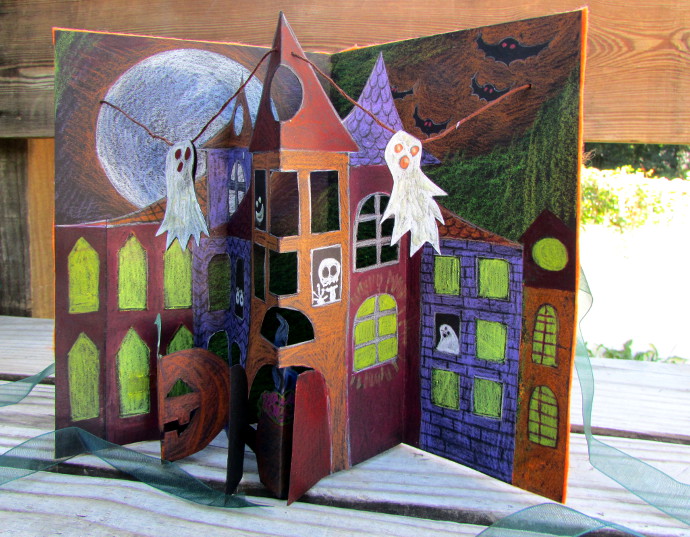 How To Make A Spooky Halloween Pop Up Card