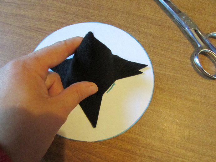Making A Tiny Witch Hat