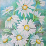 Painting Daisies Using Negative Watercolor Painting Watercolor Art Lessons