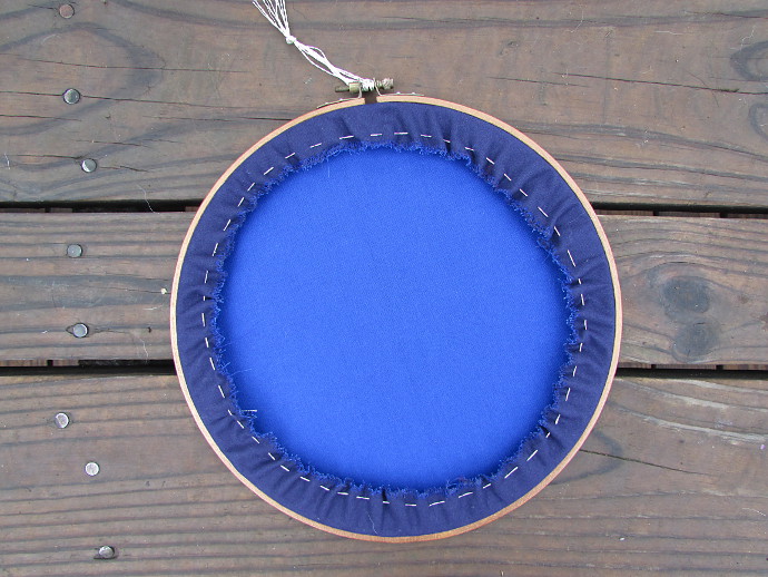 Embroidery Hoop Star Map