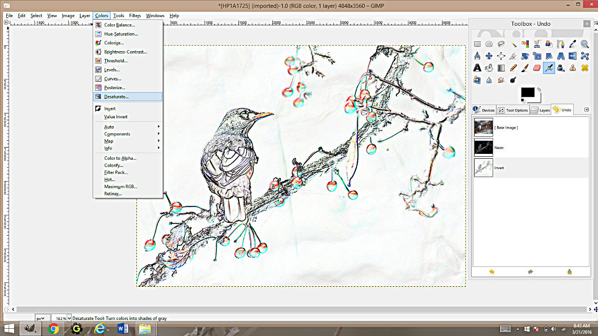 Making Coloring Pages From Photographs Using Gimp   Happy Family Art