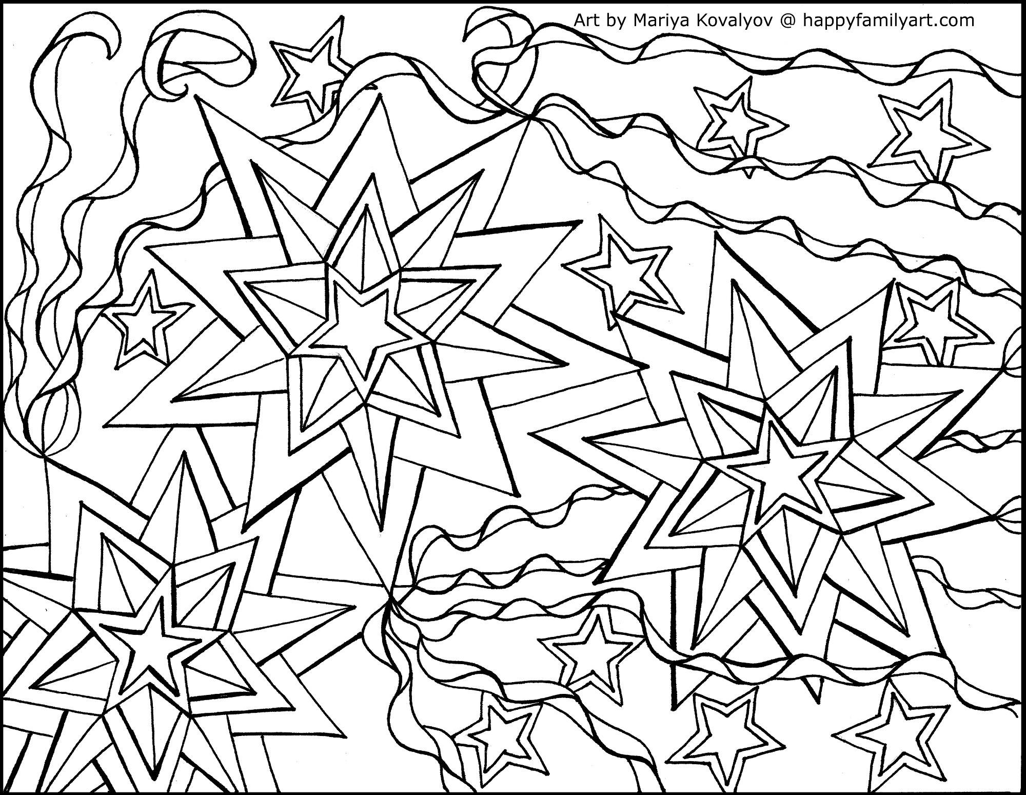 happy family art original and fun coloring pages
