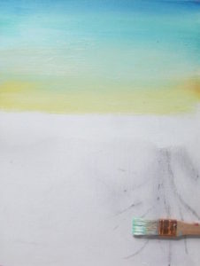 How To Paint a Tropical Beach