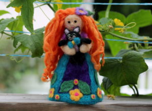 Introduction to felting: how to make a felted doll