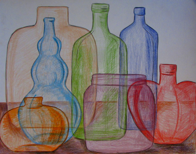 Still life – Amateur Drawings by a beginner artist.