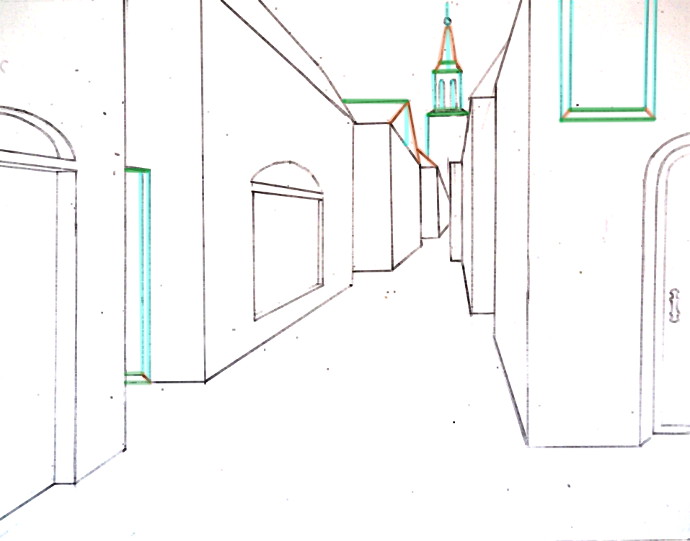 Three Point Perspective - Annotated Perspective Drawings