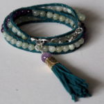 How To Make A Boho Bead and Leather Wrap Bracelet