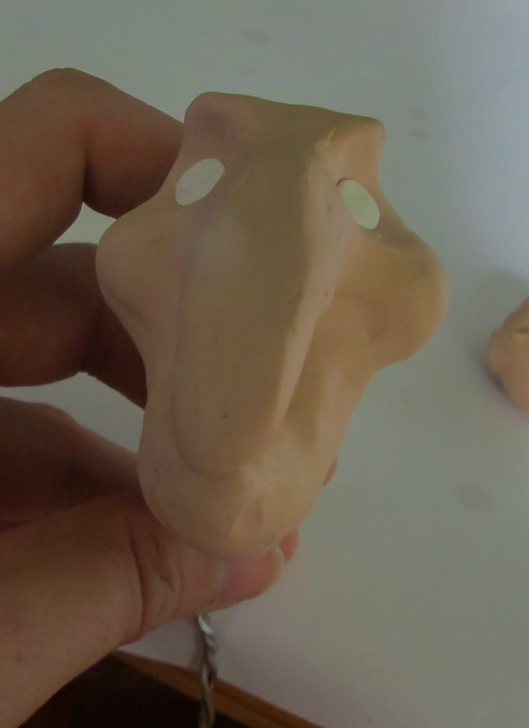 Sculpting a face