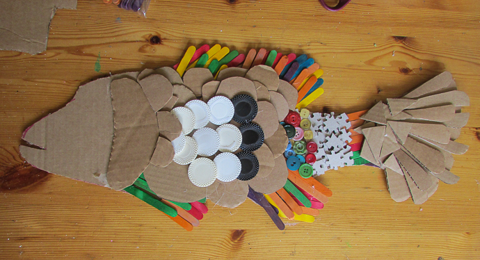 Recycled Art: Cup Holder Sculpture Kids Activities Blog