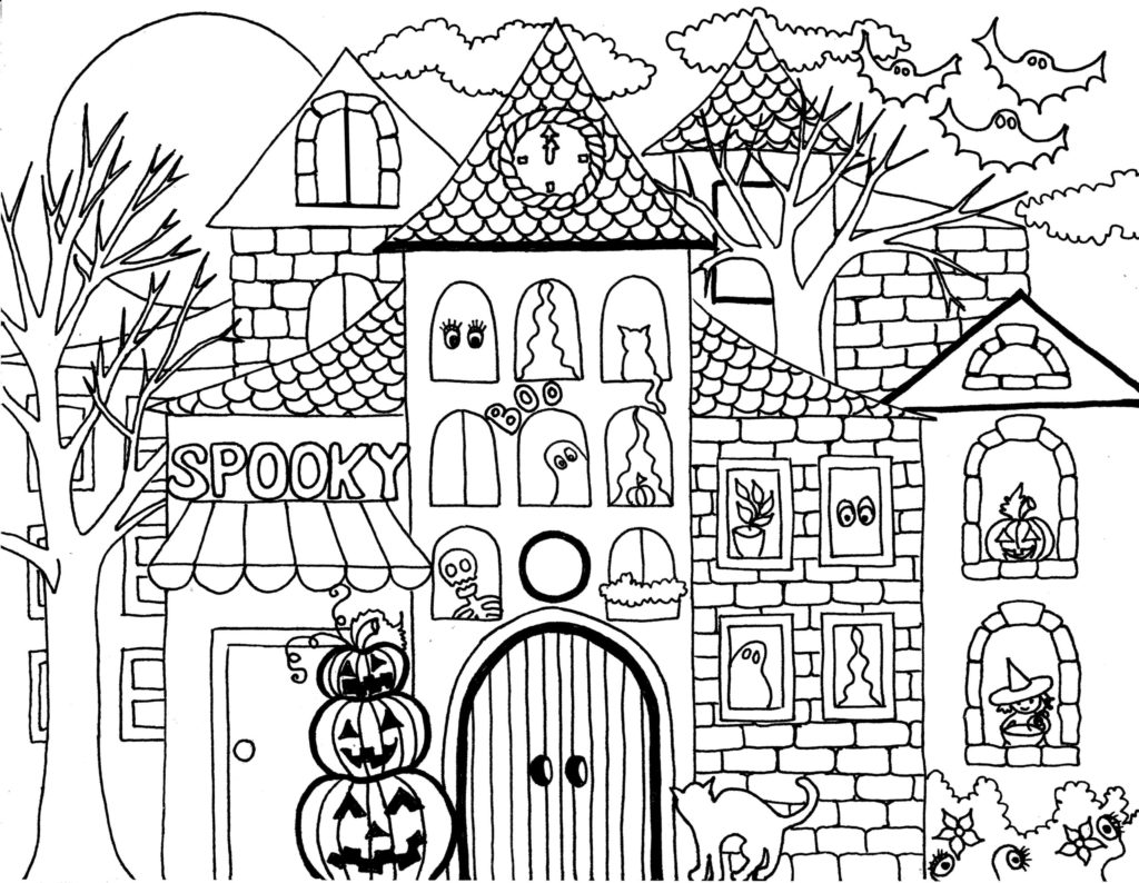 Halloween Coloring Page