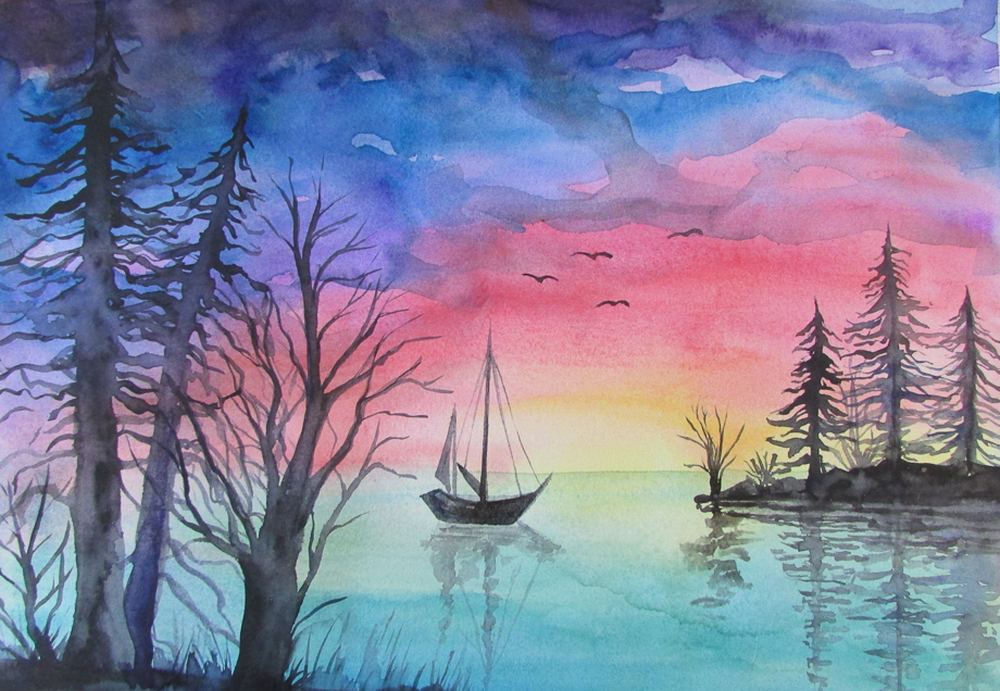 watercolor painting