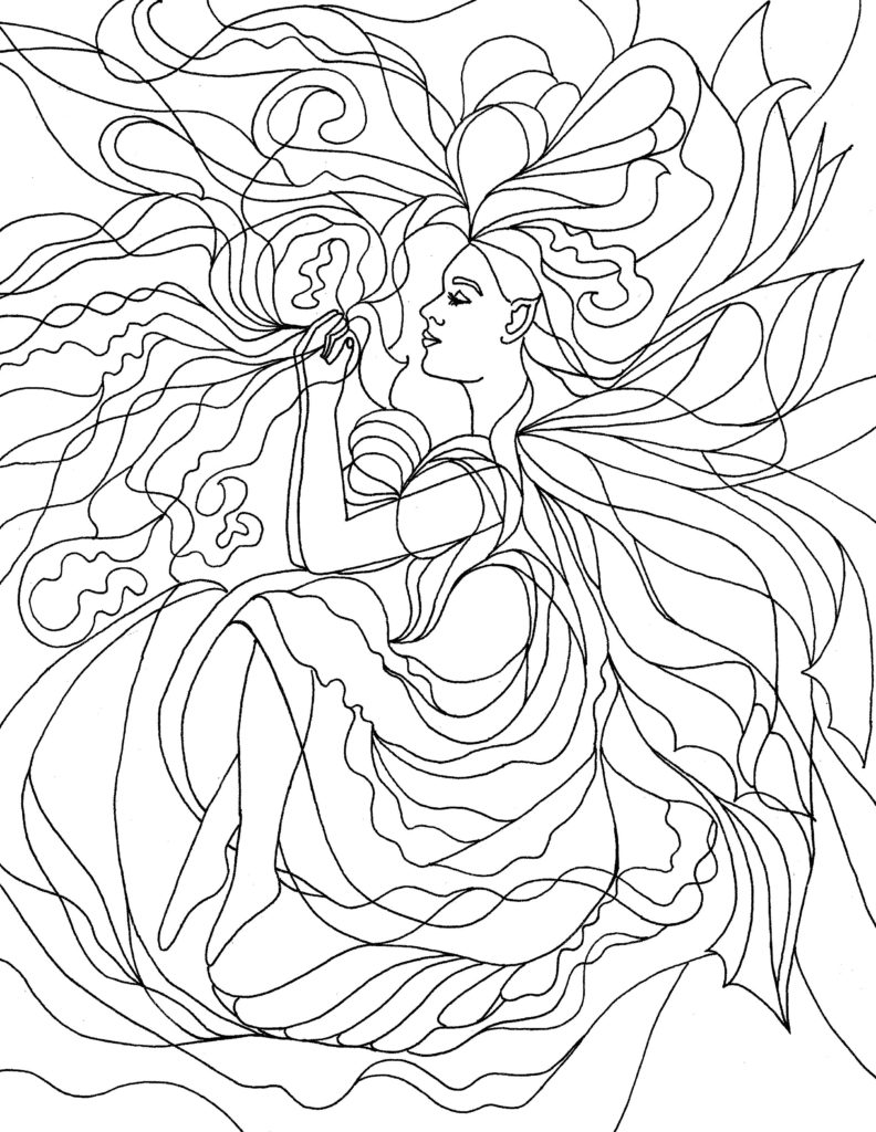 Magic Coloring Page