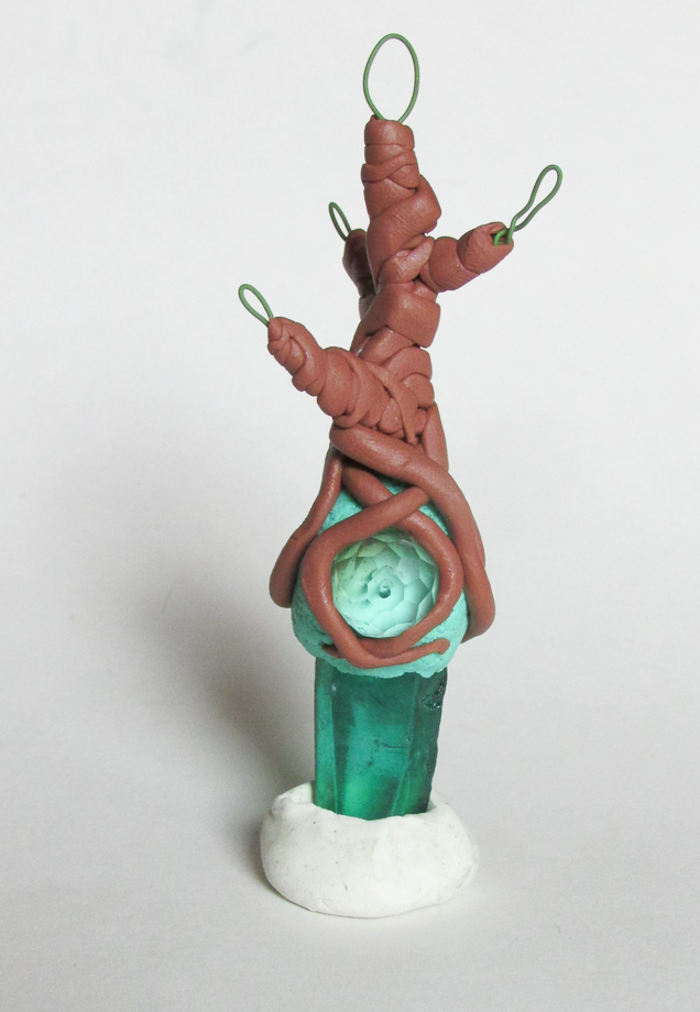 Polymer Clay and Crystal Magical Tree 