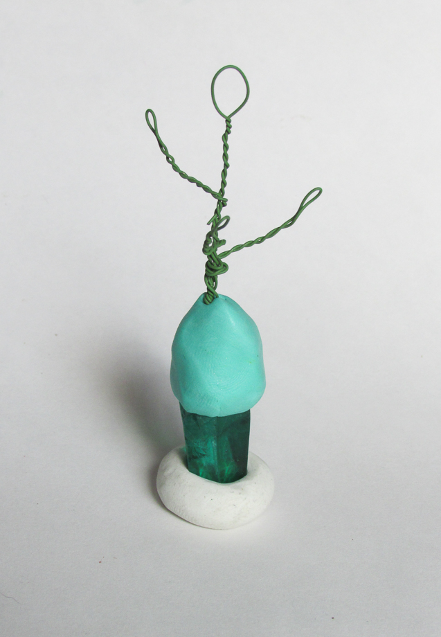 Polymer Clay and Crystal Magical Tree 