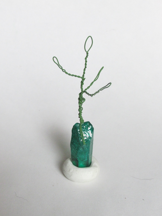 Polymer Clay and Crystal Magical Tree 