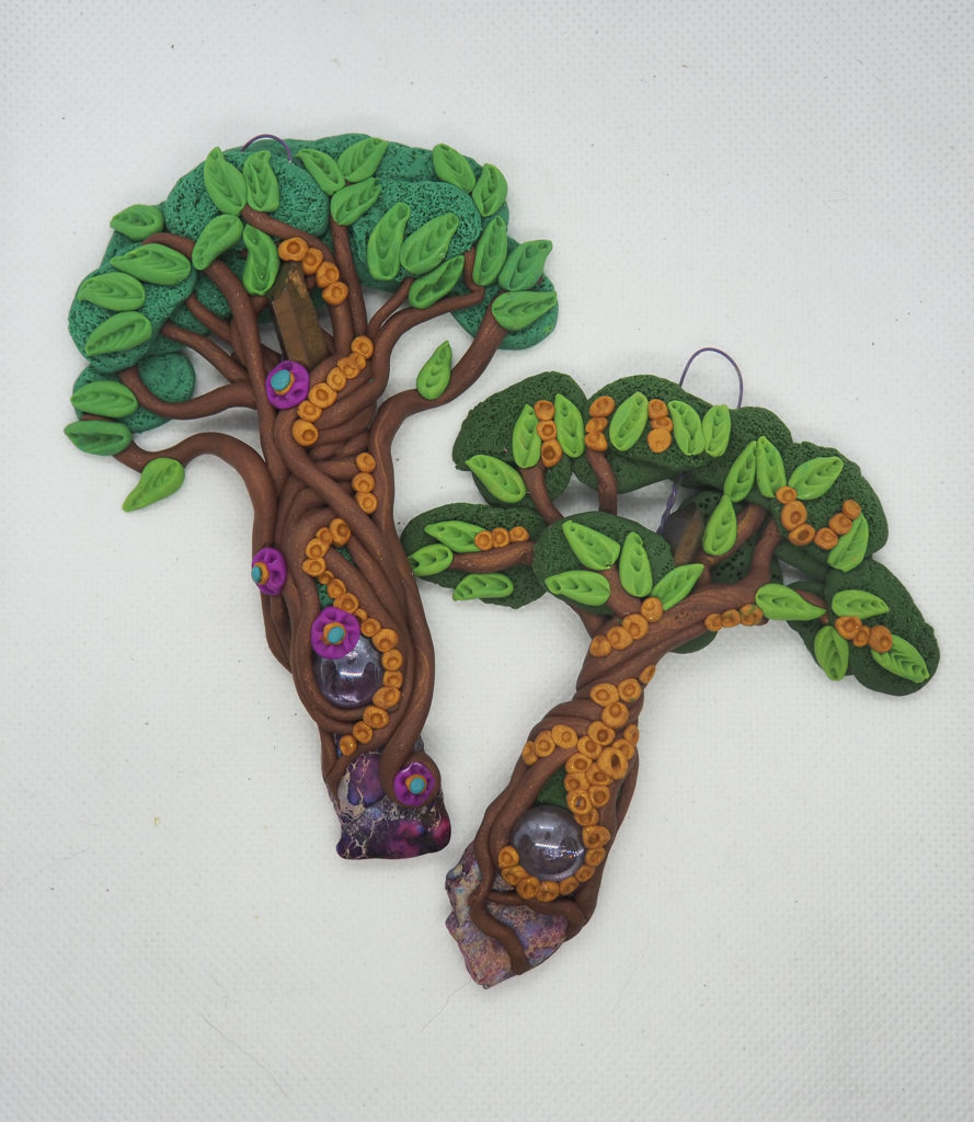 Polymer Clay Magical Tree Crystal