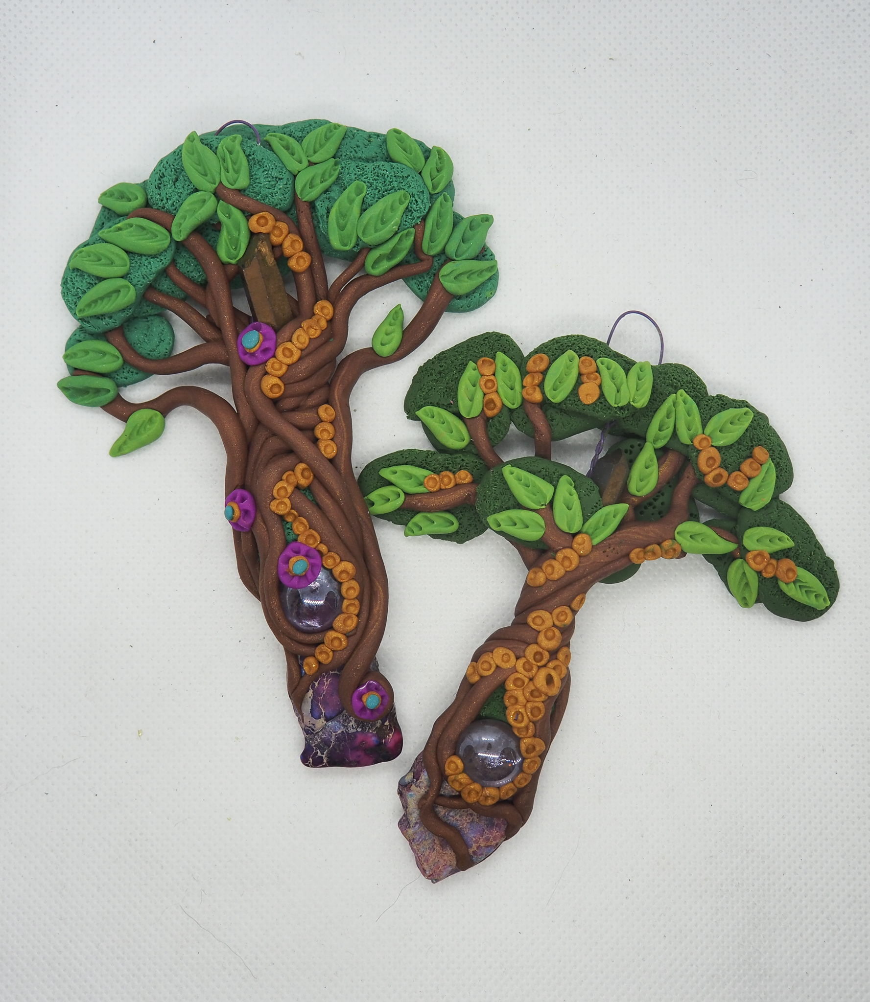 Magical Clay Tree Happy Family Art